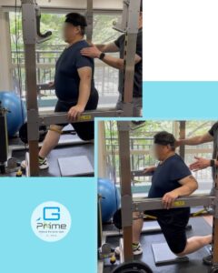 会員のトレーニング風景【K.Mさん】