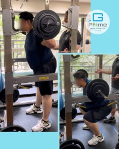 会員のトレーニング風景【K.Mさん】