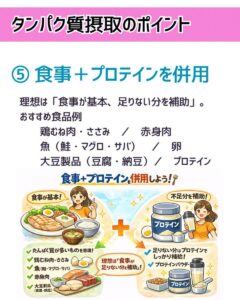 ボディメイクのポイント23「摂取しようタンパク質」