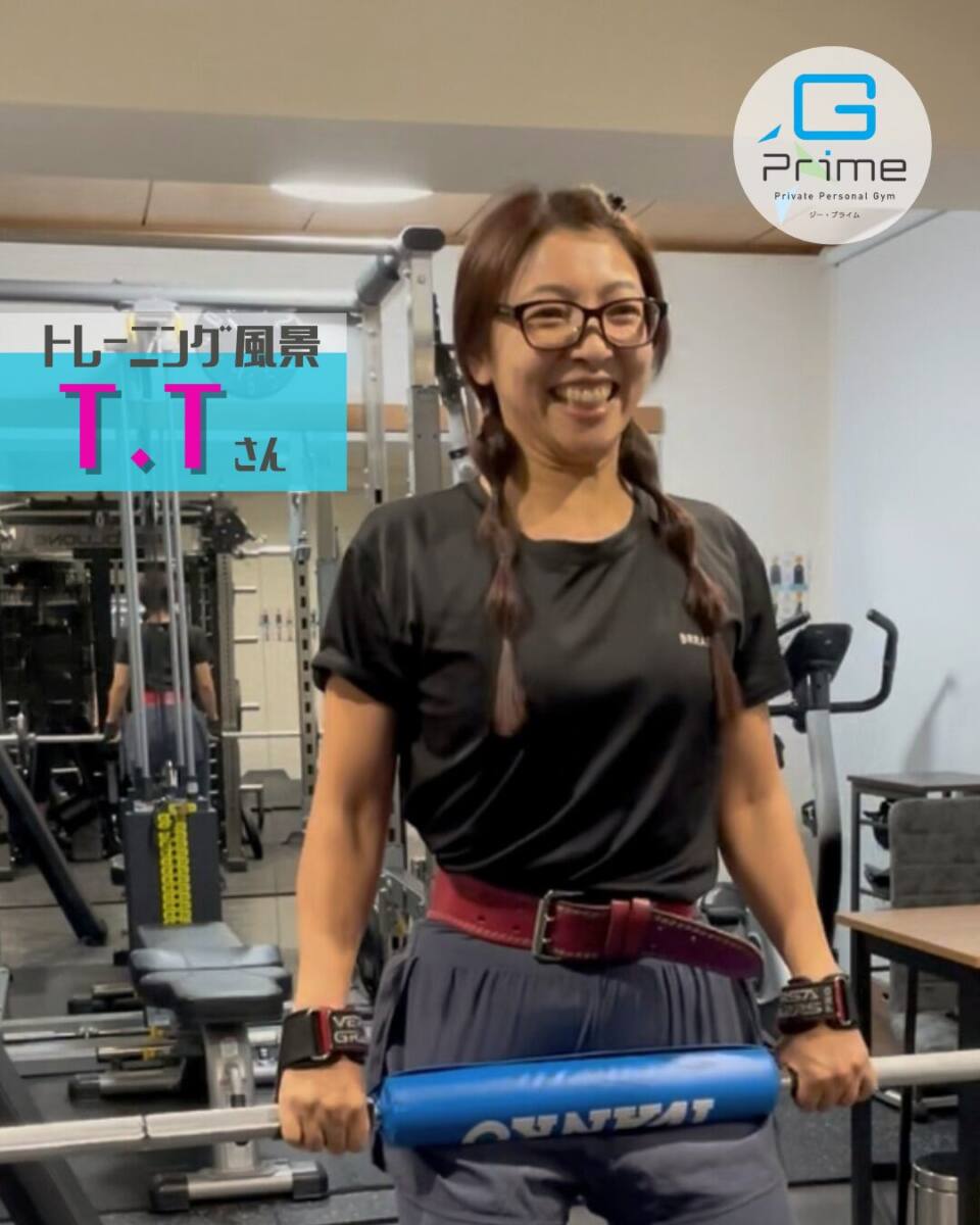 会員のトレーニング風景【T.Tさん】