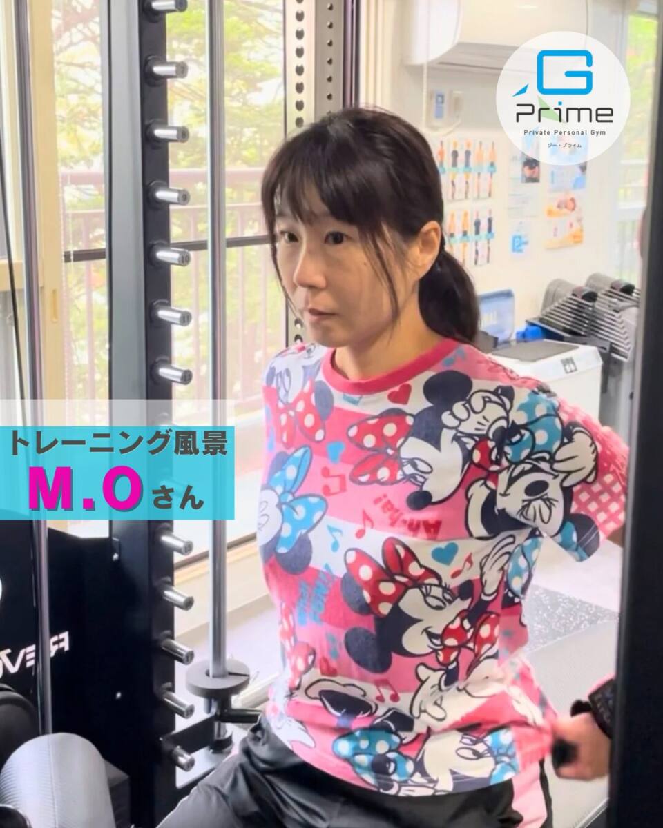 会員のトレーニング風景【M.Oさん】